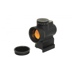 Anti-Reflection Lens Cover for Miniature Rifle Reflex Sight 1x25 - Black [Aim-O]